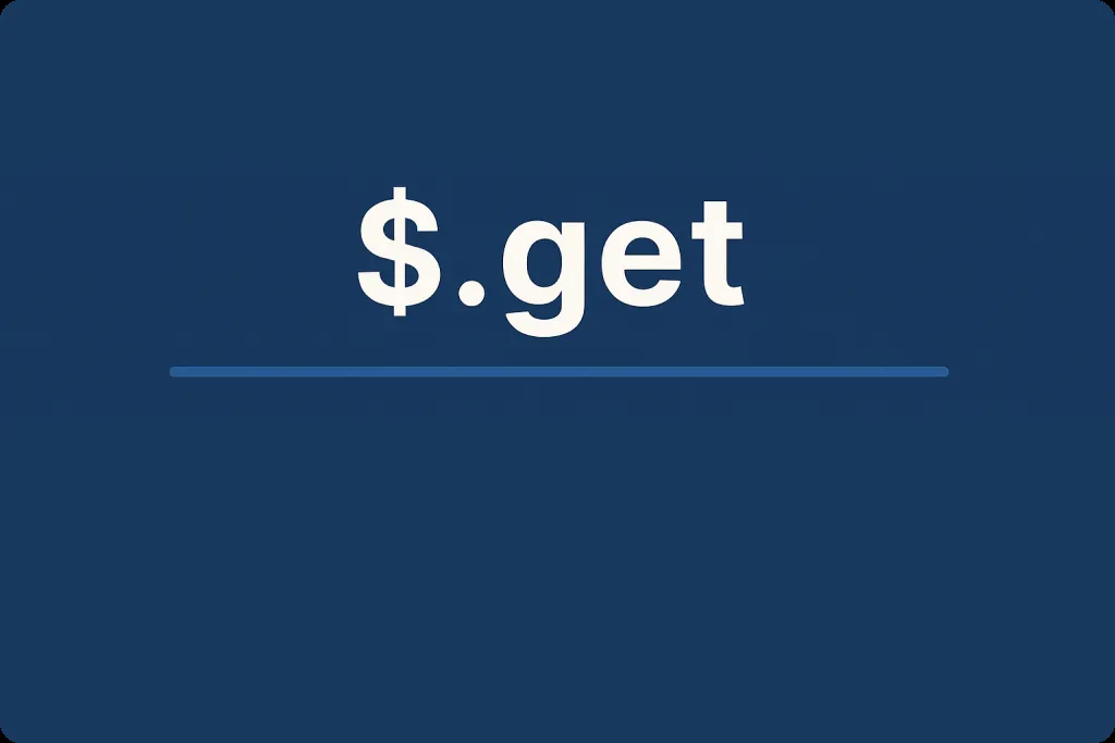 Como usar o comando $.get do jQuery